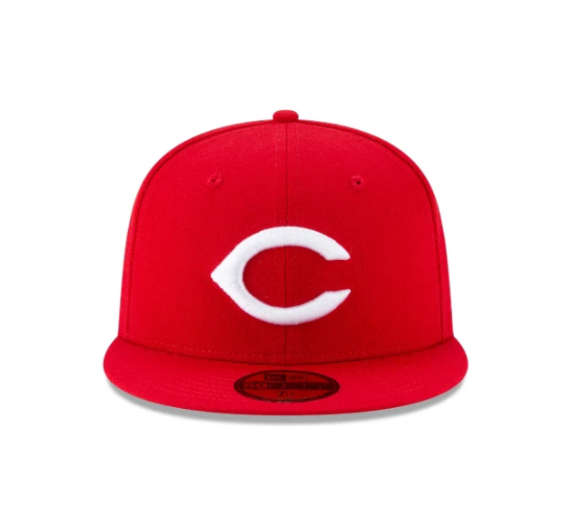 CINCINNATI REDS 1990 WORLD SERIES ON-FIELD SPEC WOOL NEW ERA FITTED CAP