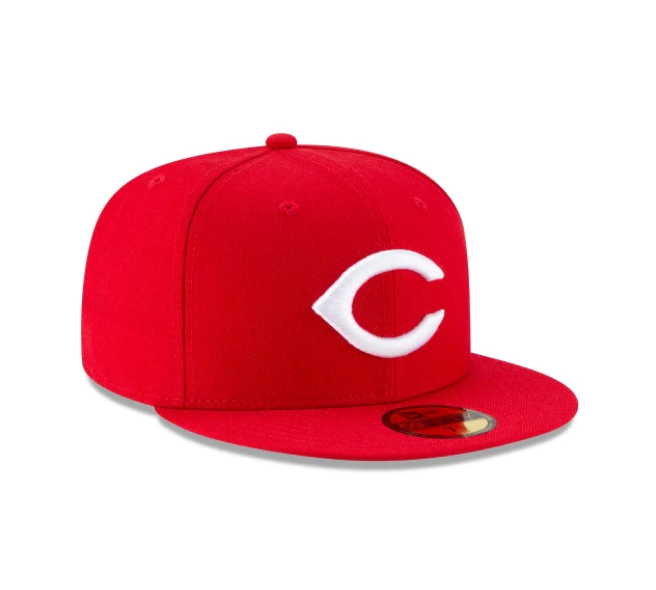 CINCINNATI REDS 1990 WORLD SERIES ON-FIELD SPEC WOOL NEW ERA FITTED CAP