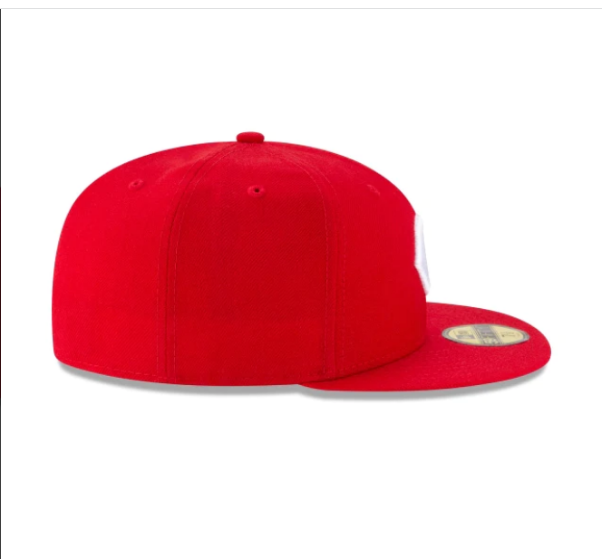 CINCINNATI REDS 1990 WORLD SERIES ON-FIELD SPEC WOOL NEW ERA FITTED CAP