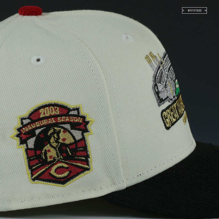 CINCINNATI REDS GREAT AMERICAN BALL PARK STADIUM EVENTS NEW ERA FITTED CAP