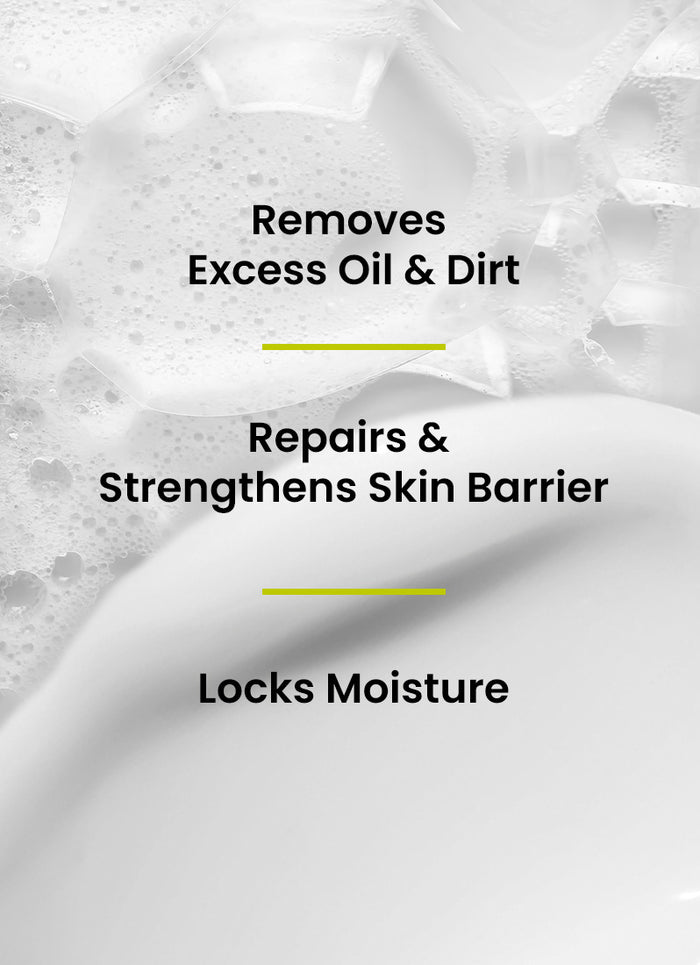 Hyphen Cleanser for Oily Skin + BCC for Oily Skin - back-of-pack ingredients panel