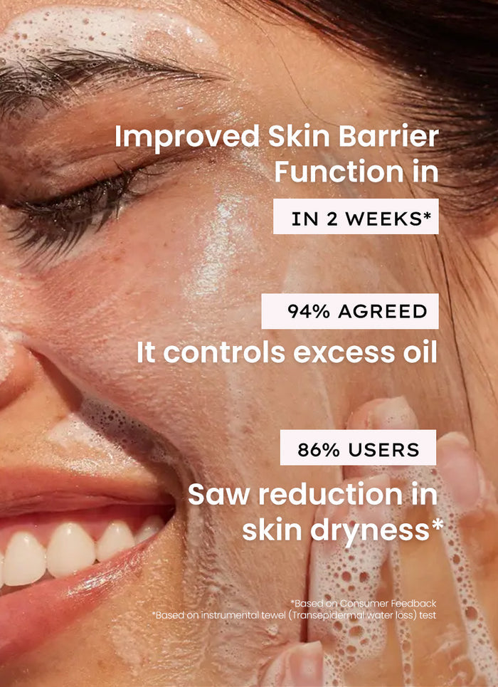 Hyphen Cleanser for Oily Skin + BCC for Oily Skin - key ingredient breakdown infographic