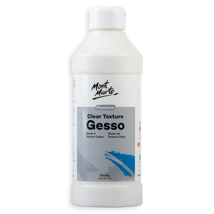 Clear Texture Gesso Premium 500ml (16.9oz)