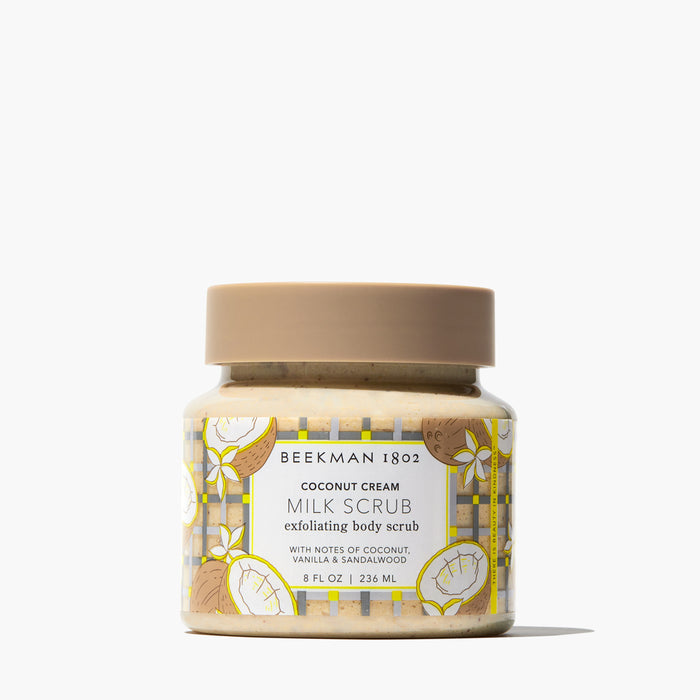 Coconut Cream Milk Scrub Oat & Goat Milk Exfoliating Body Polish