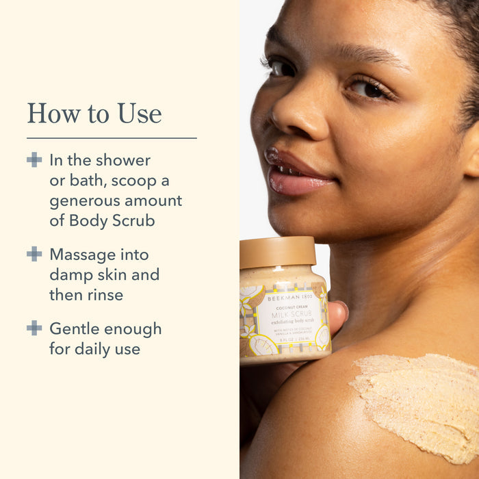 Coconut Cream Smooth Operators Milk Scrub Face & Body Bundle