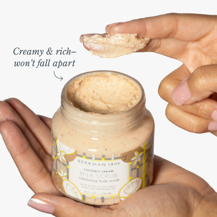 Coconut Cream Smooth Operators Milk Scrub Face & Body Bundle