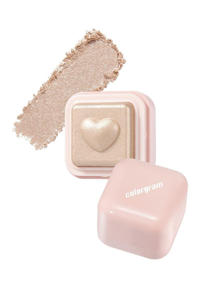 Colorgram Milk Bling Heartlighter 01 Peach Heart - Komiko Beauty