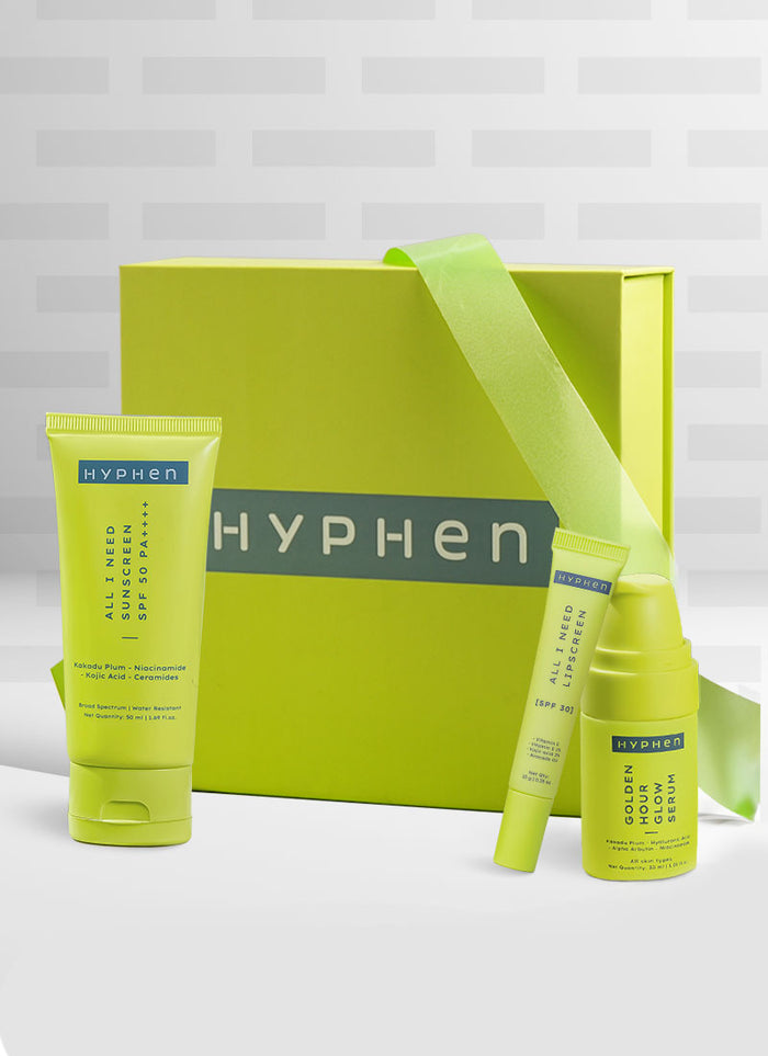 Hyphen Daily Glow Essentials Gift KIT - front pack shot