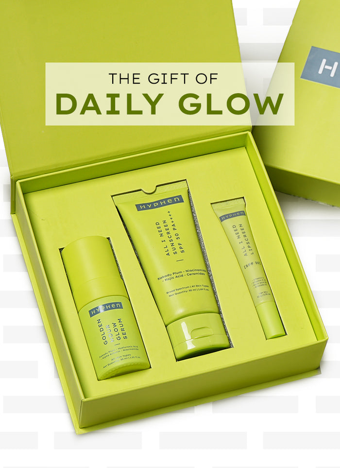 Hyphen Daily Glow Essentials Gift KIT - back-of-pack ingredients panel