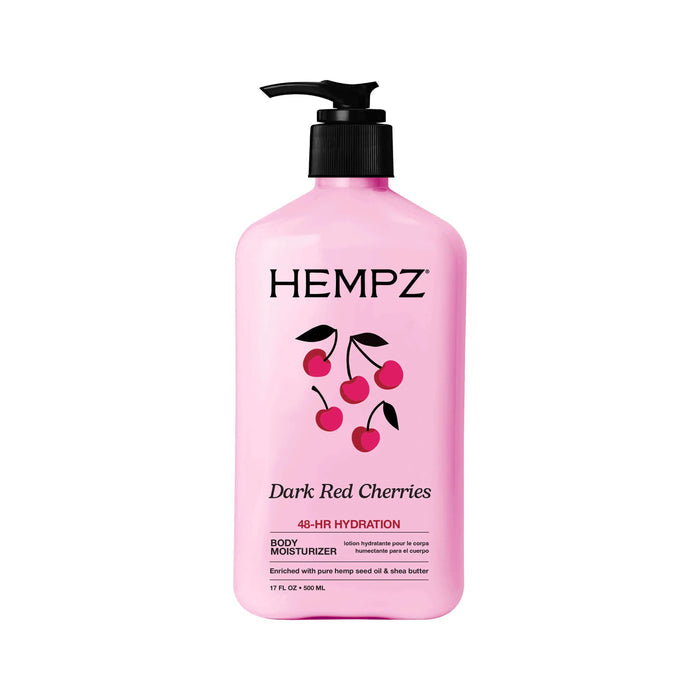 Dark Red Cherries Moisturizing Body Lotion Hempz