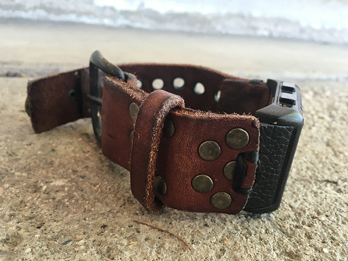 DIESEL DIGITAL WATCH WITH CUSTOM LEATHER BAND