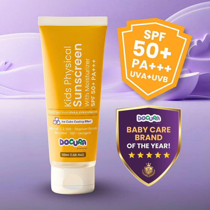 Docura Kids Physical Sunscreen SPF 50+ PA+++