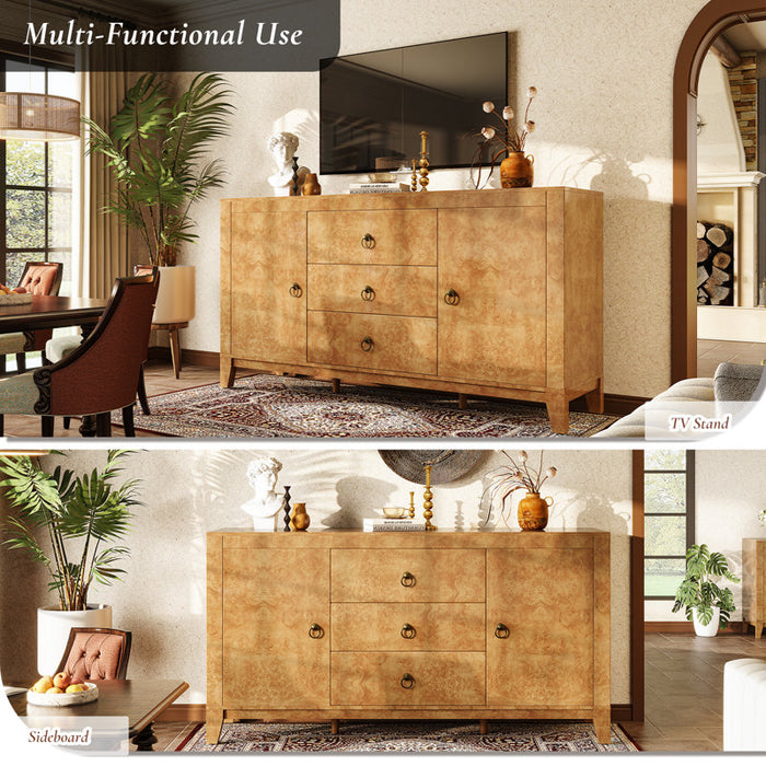 Dorne 60" Buffet with Adjustable Shelves