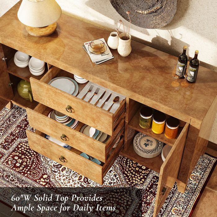 Dorne 60" Buffet with Adjustable Shelves