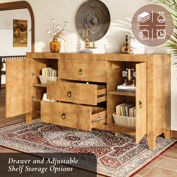 Dorne 60" Buffet with Adjustable Shelves