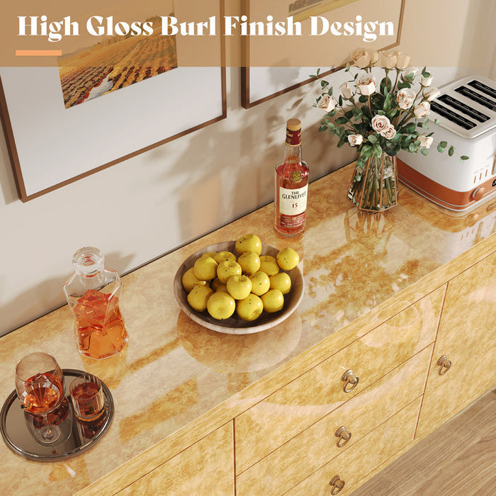 Dorne 60" Buffet with Adjustable Shelves