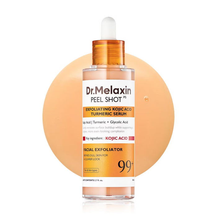 Dr.melaxin Peel Shot Exfoliating Kojic Acid Turmeric Serum 80ml