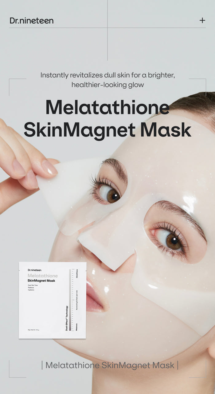 Dr.nineteen Melatathione Skin Magnet Mask Pack | GlamTouch UK