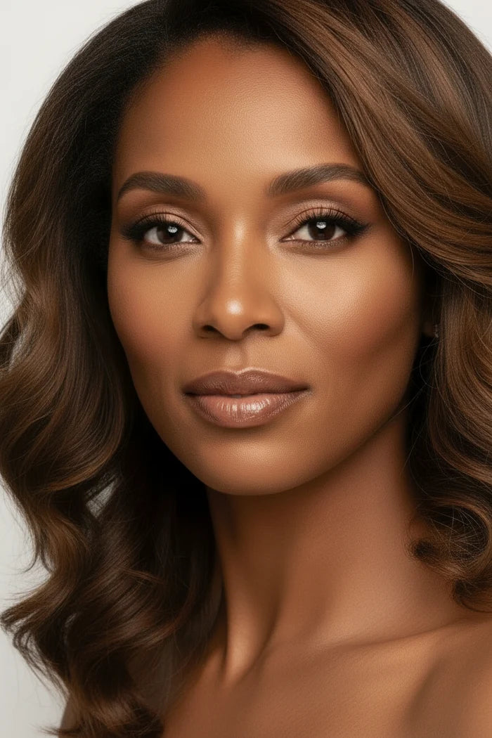 Timeless_Beauty Dual Blend Powder Foundation Cinnamon - powder, foundation