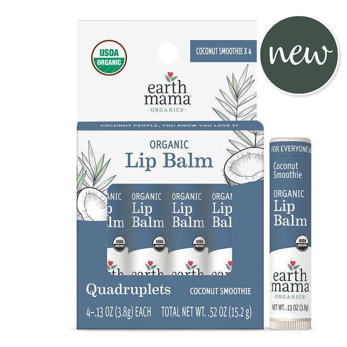 Coconut Smoothie Organic Lip Balm