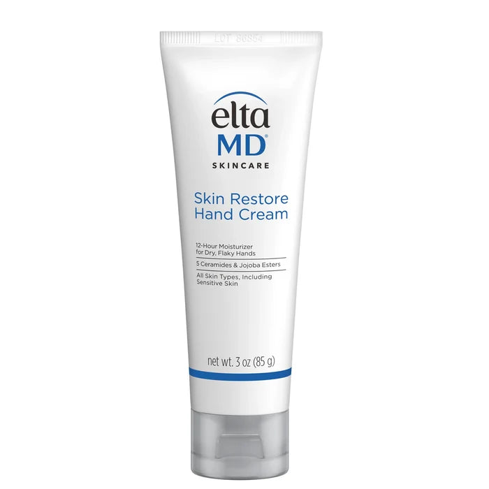 EltaMD Skin Restore Hand Cream tube for dry, flaky hands, 3 oz