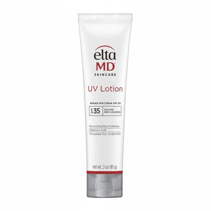EltaMD UV Lotion Broad-Spectrum SPF 35 moisturizing face and body sunscreen tube