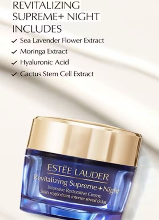 ESTEE LAUDER revitalizing supreme + night intensive restorative cream كريم ليلي للعناية المكثفة