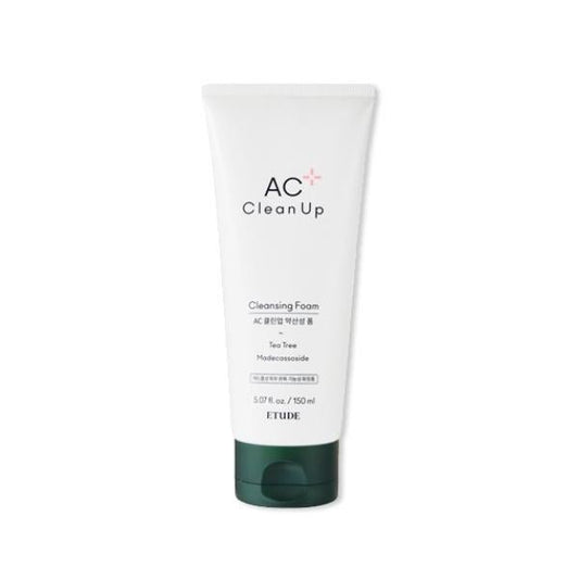EtudeHouse AC Clean Up Cleansing Foam 150ml - Komiko Beauty