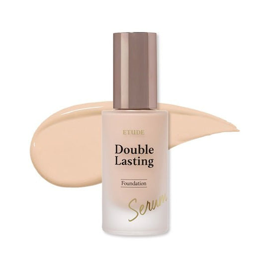 Etudehouse Double Lasting Serum Skin Foundation 30g - No.21N1 Neutral Beige - Komiko Beauty