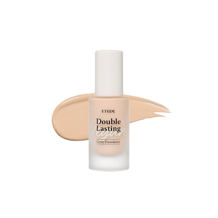 Etudehouse Double Lasting Vegan Cover Foundation 30g - No.23N1 Sand - Komiko Beauty