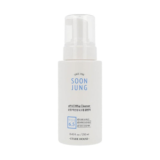 EtudeHouse SoonJung pH 6.5 Whip Cleanser 250ml - Komiko Beauty