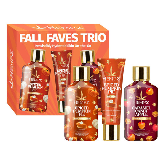 Hempz Fall Faves Set with two mini lotions and a lip balm
