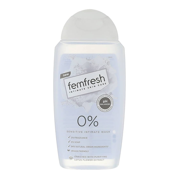 Femfresh Intimate 0% Sensitive Wash 250 Ml