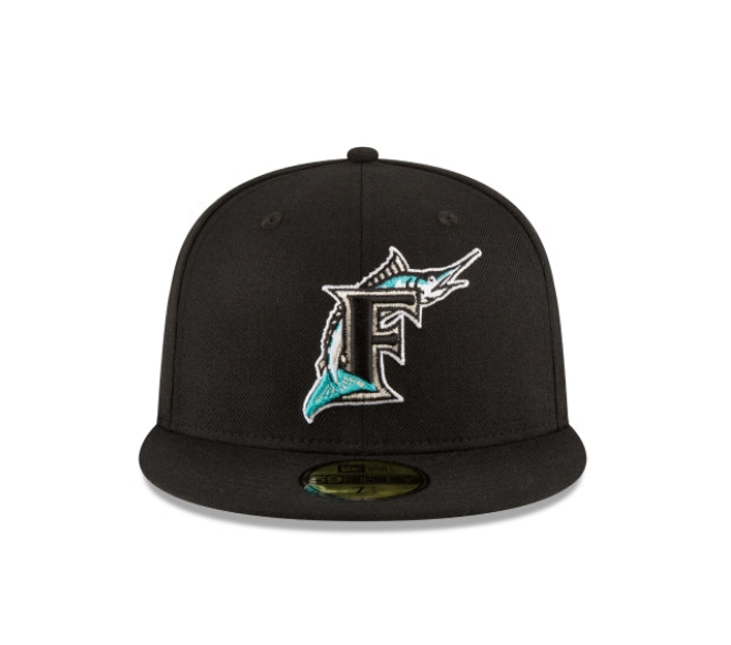 FLORIDA MARLINS 1997 WORLD SERIES GAME ON-FIELD SPEC NEW ERA FITTED HAT