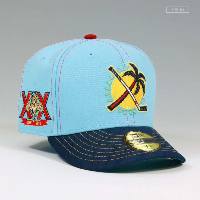 FLORIDA PANTHERS 20TH ANNIVERSARY REVERSE RETRO NEW ERA FITTED CAP