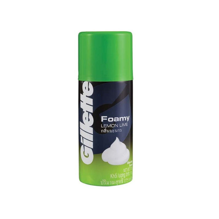 GILLETTE Foamy Shaving Foam Lemon Lime 175g | Isetan KL Online Store