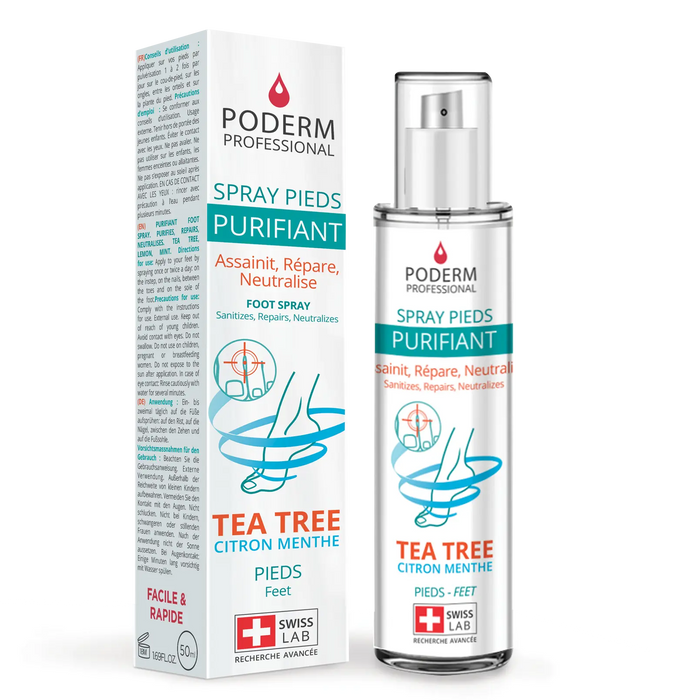 Foot Mycosis Spray Treatment - 50ml - Purifying - Poderm Professional