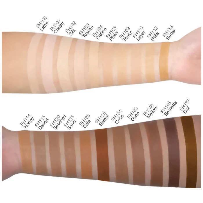 Timeless_Beauty Full Cover Foundation Tones