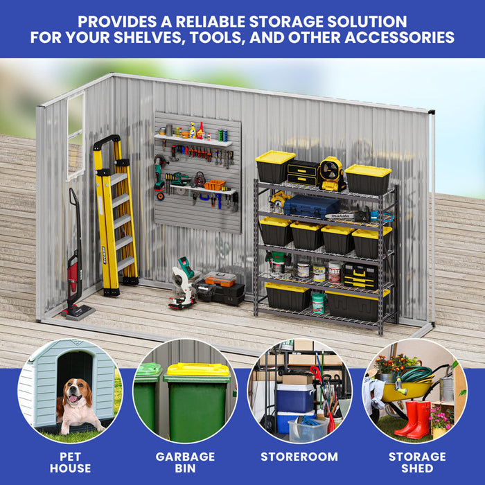 Galvanized Steel Storage Shed