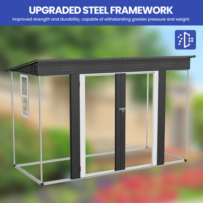 Galvanized Steel Storage Shed