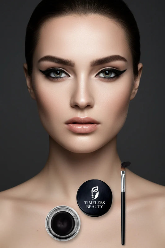 Timeless_Beauty Gel Eyeliner Eggplant - look, gel