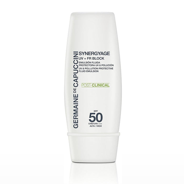 GERMAINE DE CAPUCCINI 修護防曬霜 30ml SYNERGYAGE UV + FR BLOCK   SPF50 UVB/UVA+++ ALTA/HIGH germaine gdc