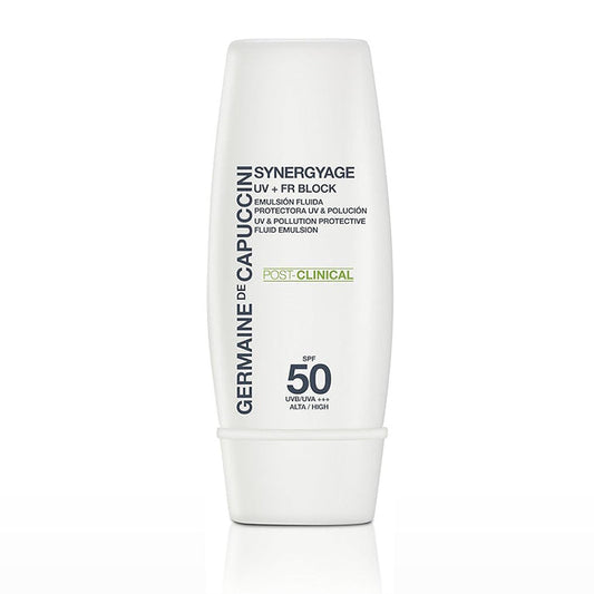 GERMAINE DE CAPUCCINI 修護防曬霜 30ml SYNERGYAGE UV + FR BLOCK   SPF50 UVB/UVA+++ ALTA/HIGH germaine gdc
