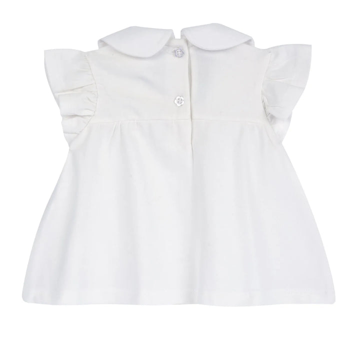 Girls Bronze Embroidered Top