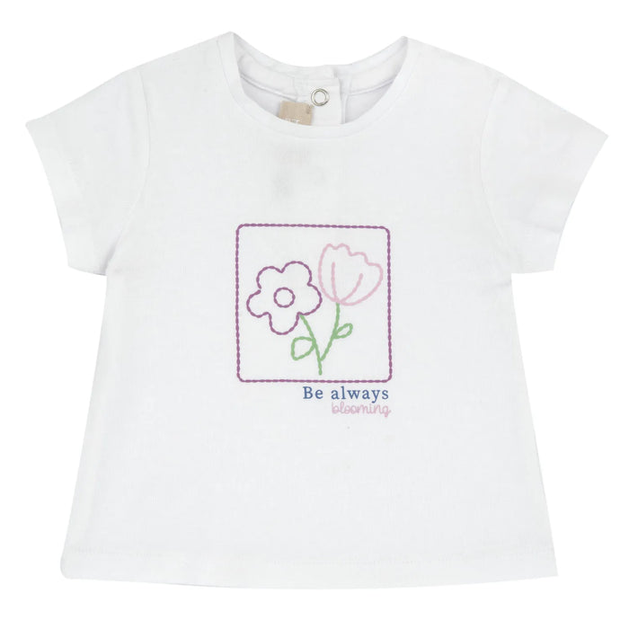 Girls Printed Cotton T-shirt