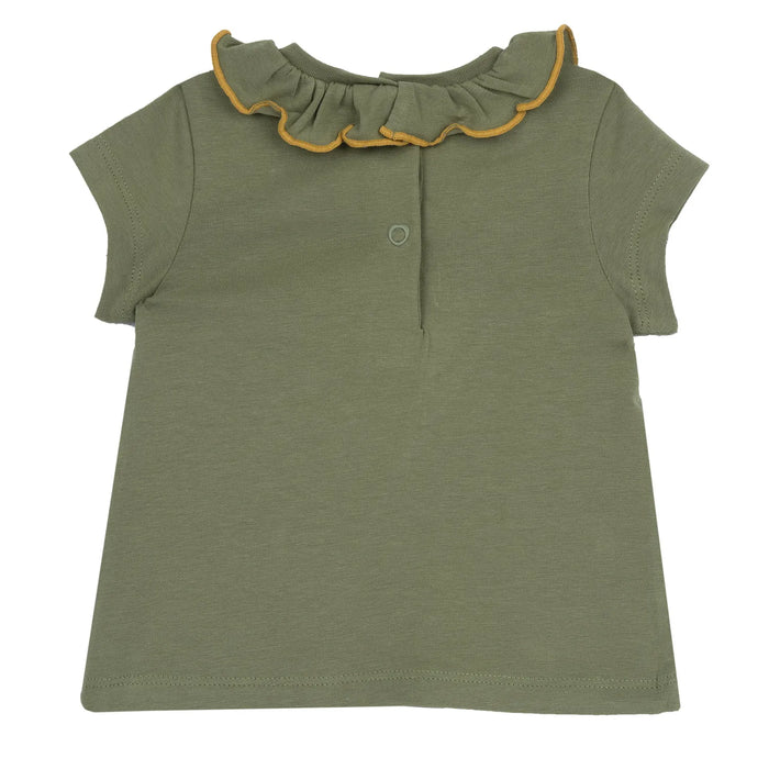 Girls Printed Knitted T-shirt