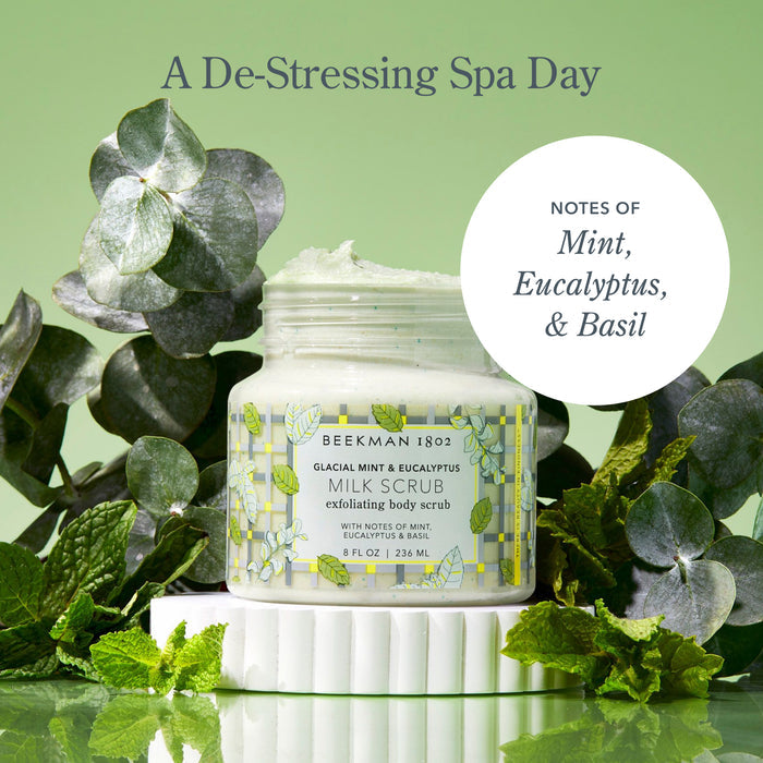 Glacial Mint & Eucalyptus Smooth Operators Milk Scrub Face & Body Bundle