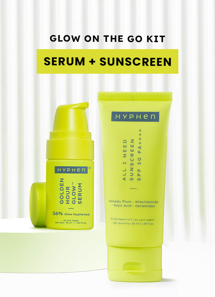 Hyphen Glow On The Go Kit - front pack shot