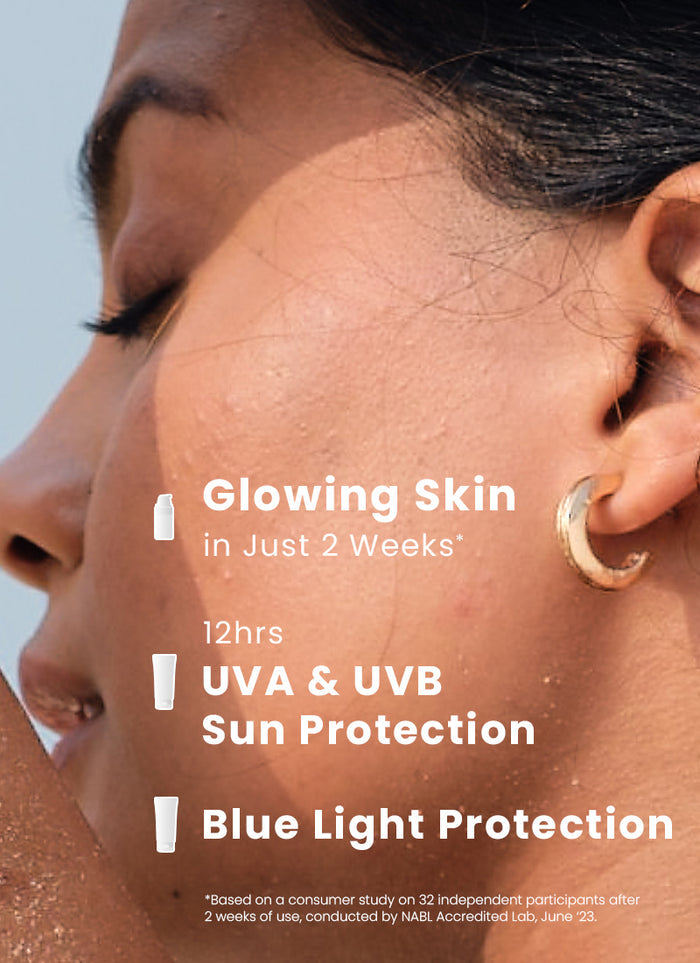 Hyphen Glow On The Go Kit - key ingredient breakdown infographic