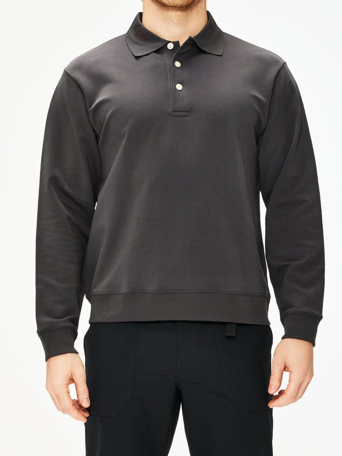 Handvaerk Relaxed Polo Sweatshirt
